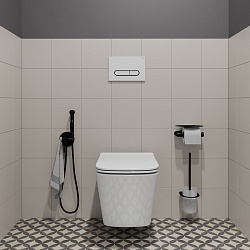 Клавиша смыва, универсальная, белая, Unifix, 001, IDDIS, UNI01WBi77