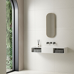 Раковина из искусственного камня Vincea VWB-6S212MW, 1200*400*200, подвесная, цвет белый матовый, , 