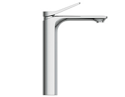 Вывод Смеситель для раковины высокий ODRA однорычажный клик клак