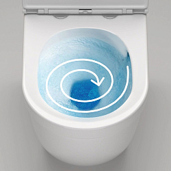 Унитаз подвесной Pragma Pelao, белый глянцевый, смыв Торнадо, PEL1.GWWT.004