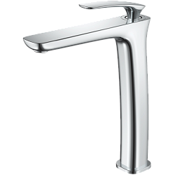 Смеситель для раковины, высокий, латунь, хром HB11616