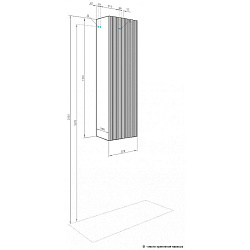 Шкаф-колонна Ар-Деко Кашемир