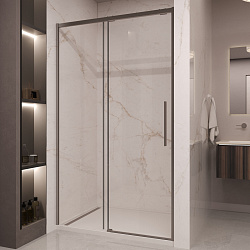 Душевая дверь Stella VDS-1ST130CLGM, 1300, вороненая сталь, стекло прозрачное, , шт