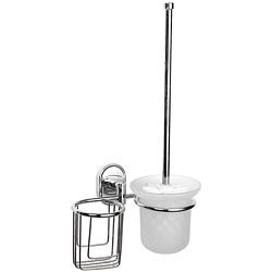 Ёршик туалетный настенный с подставкой, хром HB1910-1
