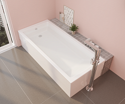 Root Round Напольный смеситель, хром