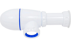 B500 СИФОН ДЛЯ МОЙКИ БЕЗ ВЫПУСКА 1 1/2 (ДУ 40) , ПЕРЕХОДНИК 40Х32, БЕЗ ОТВОДА В КАНАЛИЗАЦИЮ