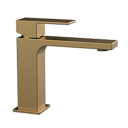 Смеситель для раковины Cube VBF-1C01BG однорычажный, брашированное золото, , шт