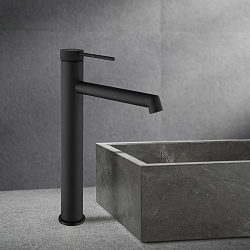 Смеситель для раковины Rim VBF-2RM2MB однорычажный, черный матовый, , шт