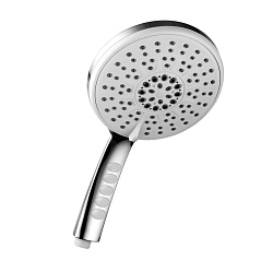 Лейка для душа, 6 режимов, Ø15х30см, пластик/хром, блистер