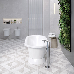 Edelweiss ванна /Nova Gel/белая/черные ножки(170см*78см*75см) Ванны/AQUA DE MARCO