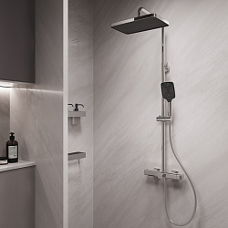 Душевая стойка Core VSFS-4CO1CH с изливом, хром, , шт