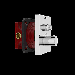 Встраиваемый смеситель для душа VSCV-321TCH двухфункциональный, термостатический, хром, , шт
