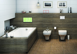 Neon ванна 180x80 см, слив в центре, 52540001000