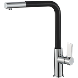 Смеситель для кухни, латунь, хром/черный HB70501-7