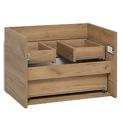 Тумба /2 ящ/подвесная/дуб золотой Крафт(80см) Skandi/AQUA DE MARCO