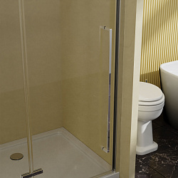 Душевая дверь Slim-N VDPH-5SN100CL, 1000, хром, стекло прозрачное, , шт