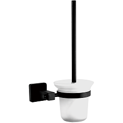 Ёршик туалетный настенный, черный HB8910