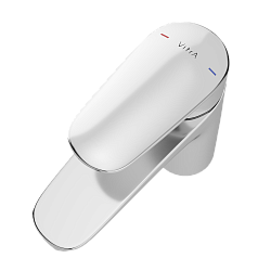 Flow Round Смесительдля раковины, большой, хром