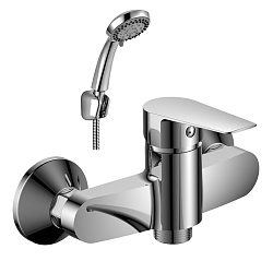 Смеситель для душа, 5-ти режимная лейка, латунь/хром, S35-41