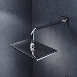 Кронштейн для верхнего душа, хром, Slide IDDIS, SLI39CSi61