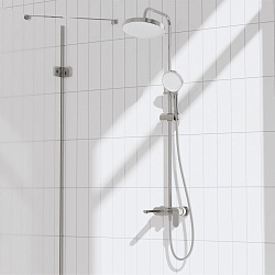 Душевая система со смесителем Pragma Olako, хром, OLK3.CFSS.021