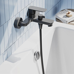 Смеситель для ванны Pragma Teiden, матовый черный, TDN3.BFBS.011