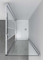 Душевой уголок Soft VSR-3SO8010CL, 1000*800, хром, стекло прозрачное, , шт