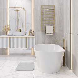 Malta ванна /Nova Gel/белая/металлические ножки(167см*77см*63см) Ванны/AQUA DE MARCO