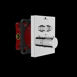 Встраиваемый смеситель для душа VSCV-321TCH двухфункциональный, термостатический, хром, , шт