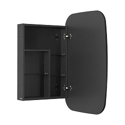 Зеркальный шкаф Сохо 60 Графит правый