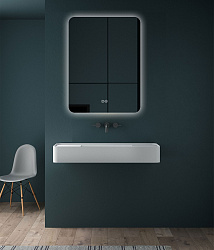 Зеркало LED VLM-3BE700-2 700х800 c сенсорным выключателем и диммером, антизапотевание, , шт