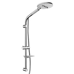 Душевой комплект стойка душевая с лейкой 3-функц., мыльницей и шлангом 1,5 м., хром, LM8072C