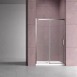 Душевая дверь Dice VDS-4D160CL, 1600, хром, стекло прозрачное, , шт