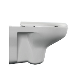 Вывод Унитаз подвесной: NATURE NEW CLEAN ON с кр.дюр. lift, easy-off, белый, Сорт1