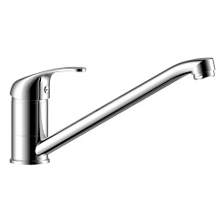 Смеситель для кухни с поворотным изливом, высота излива 11 см, длина 23 см, латунь/хром, Y35-21