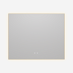 Зеркало LED VLM-4F120GM-2 1200х800 c сенсорным выключателем, антизапотевание, вороненая сталь, , шт