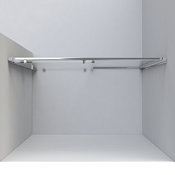 Душевая дверь Garda VDS-1G150CLG, 1500, брашированное золото, стекло прозрачное, , шт