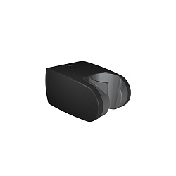 Аксессуары Крепление настенное поворотное для лейки, пластик/чёрный, пакет