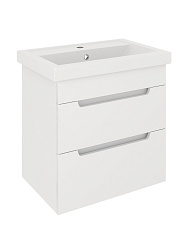 Тумба подвесная CITY 60 /2 ящ/раковина Фостер (60см)/AQUA DE MARCO