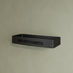 Полка, нержавеющая сталь, черная, SHE10SBi44, IDDIS