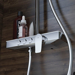 Смеситель для ванны с верхним душем, Shelfy, IDDIS, SHESB3Bi06