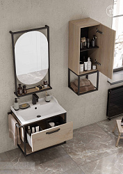 Зеркало Лофт Фабрик 50 Дуб Эндгрейн