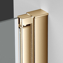 Душевая дверь Alpha VDP-3AL800CLG , брашированное золото, стекло прозрачное, , шт