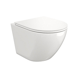 Corpa Nera Bosso L/Боссо Л унитаз подвесной безободковый,торнадо, быстр.сиденье с микролифтом, белый