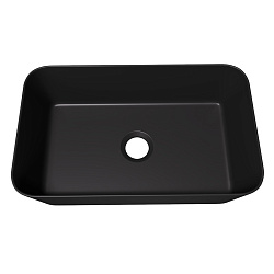 Corpa Nera Grossi/Гросси 48 раковина накладная, черный матовый