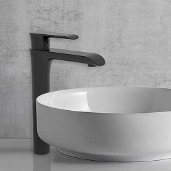 Смеситель для раковины Esse VBF-1E2MB однорычажный, черный, , шт