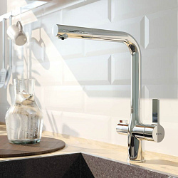 Смеситель для кухни с каналом для фильтрованной воды, Pure, IDDIS, PURSBFLi05