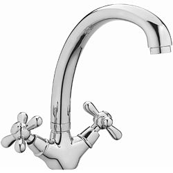 Смеситель для кухни, латунь, хром HB4325