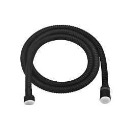 Шланг душевой 1,2 м, без перекручивания (Turn-Free), нерж. сталь/чёрный, блистер