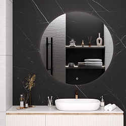 Зеркало/LED-подсветка/круглое (120см)/сенсор.выключатель Milan/AQUA DE MARCO